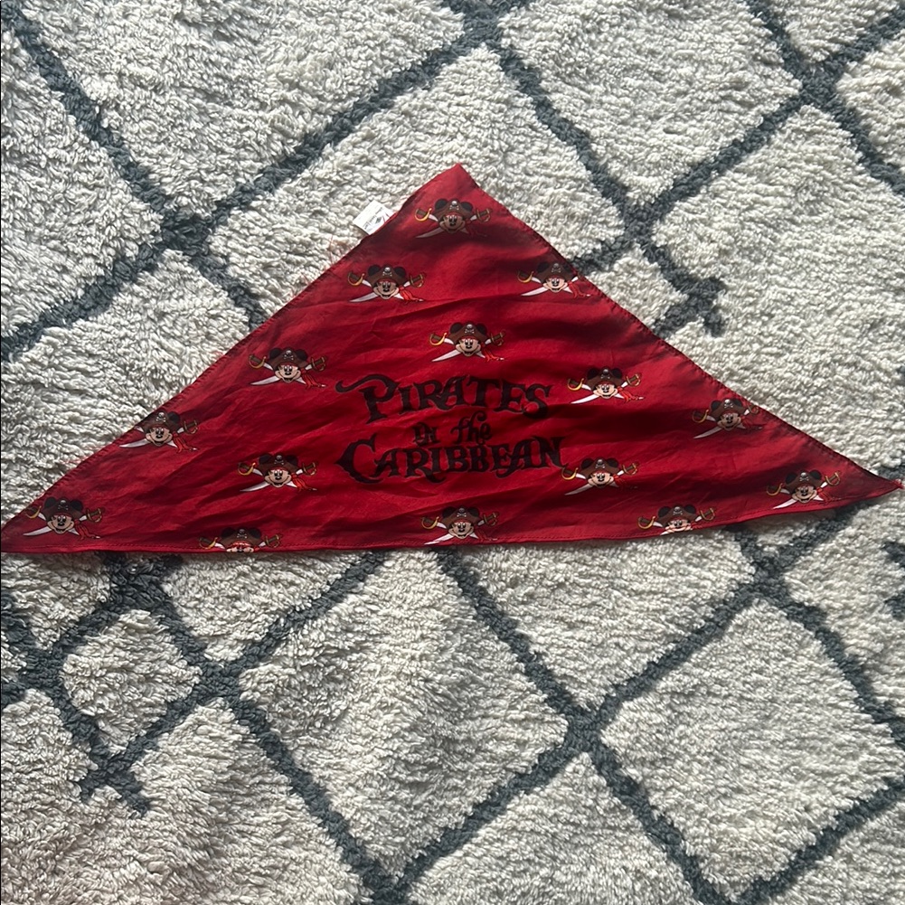 Pirates Of The Caribbean Red Bandana Pirates Of The Caribbean Red Bandana